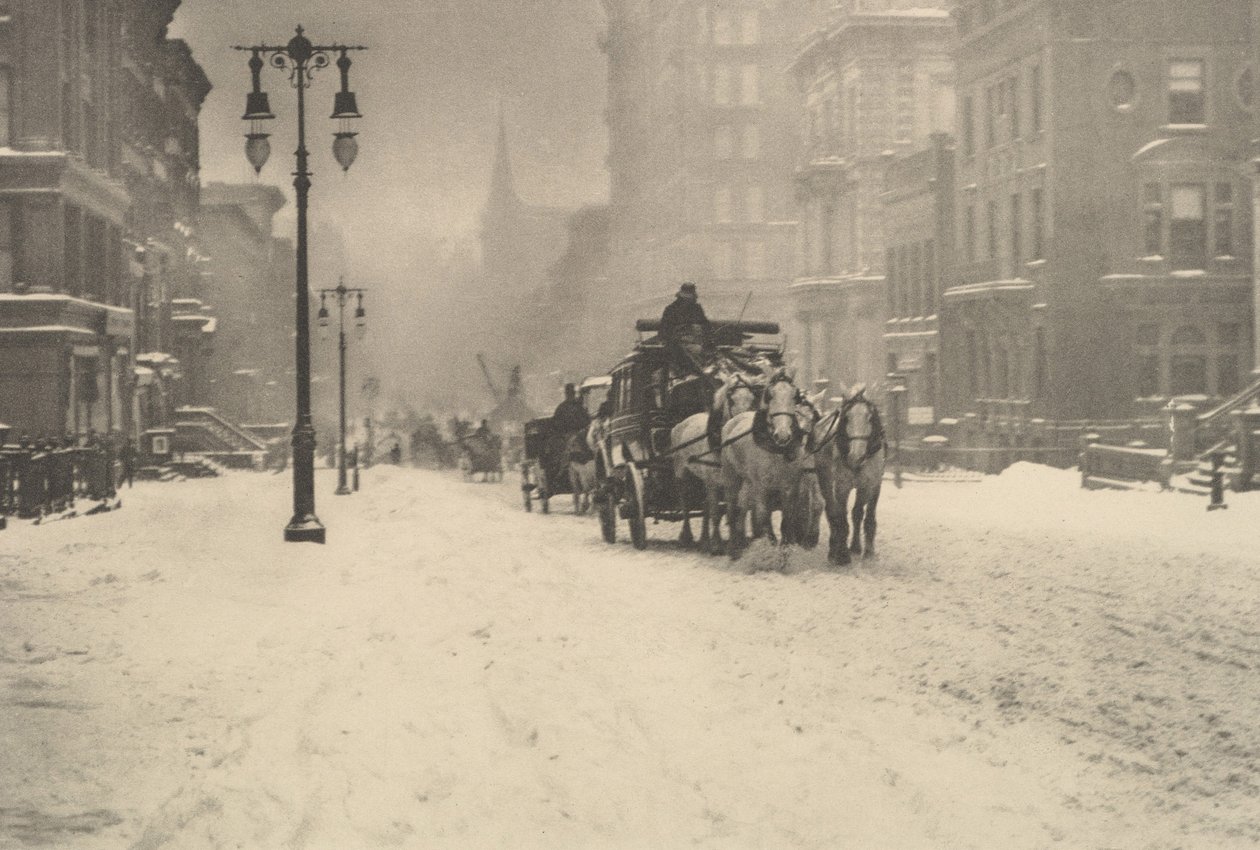 Un día lúgubre, c.1897 (fotograbado) de Alfred Stieglitz