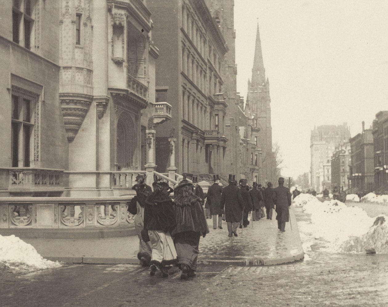 Una mañana de domingo, Nueva York de Alfred Stieglitz