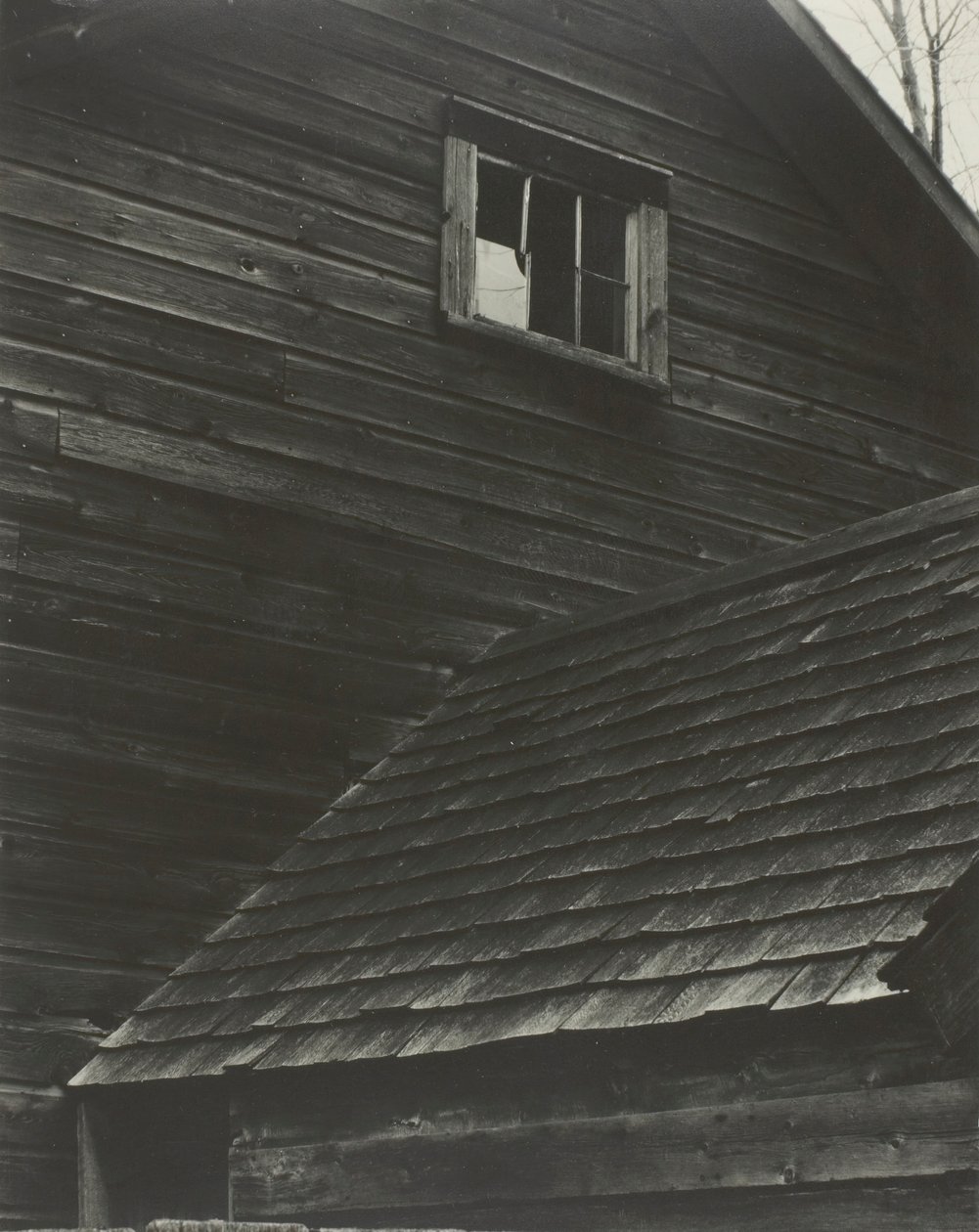 Granero-Lago George de Alfred Stieglitz