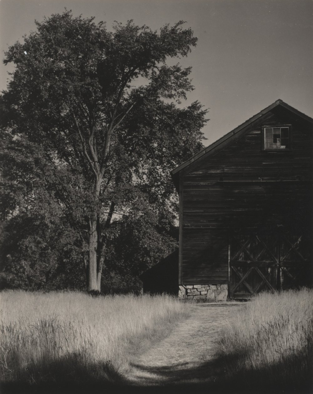 Granero, lago George de Alfred Stieglitz