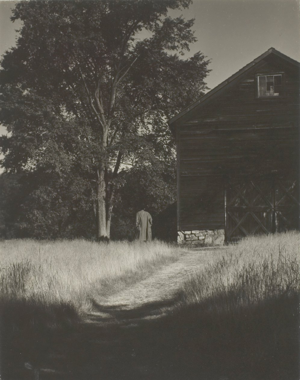 Granero, Lago George, 1936 de Alfred Stieglitz
