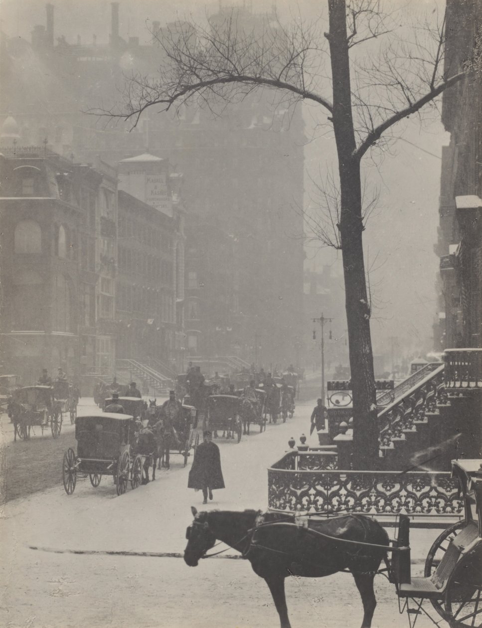 Quinta Avenida - Calle 30 de Alfred Stieglitz