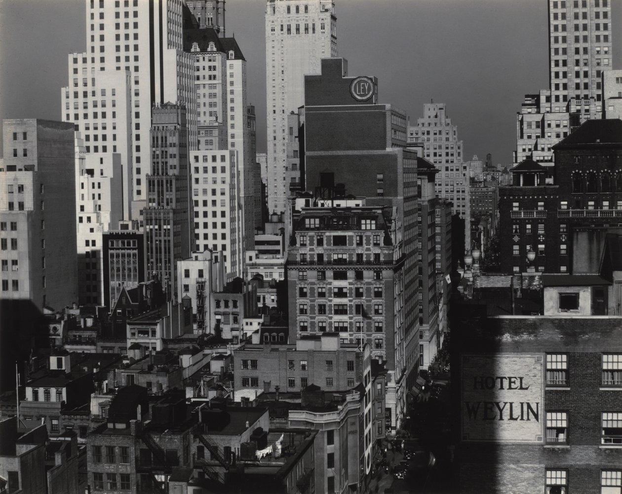 Desde mi ventana en An American Place, Norte de Alfred Stieglitz