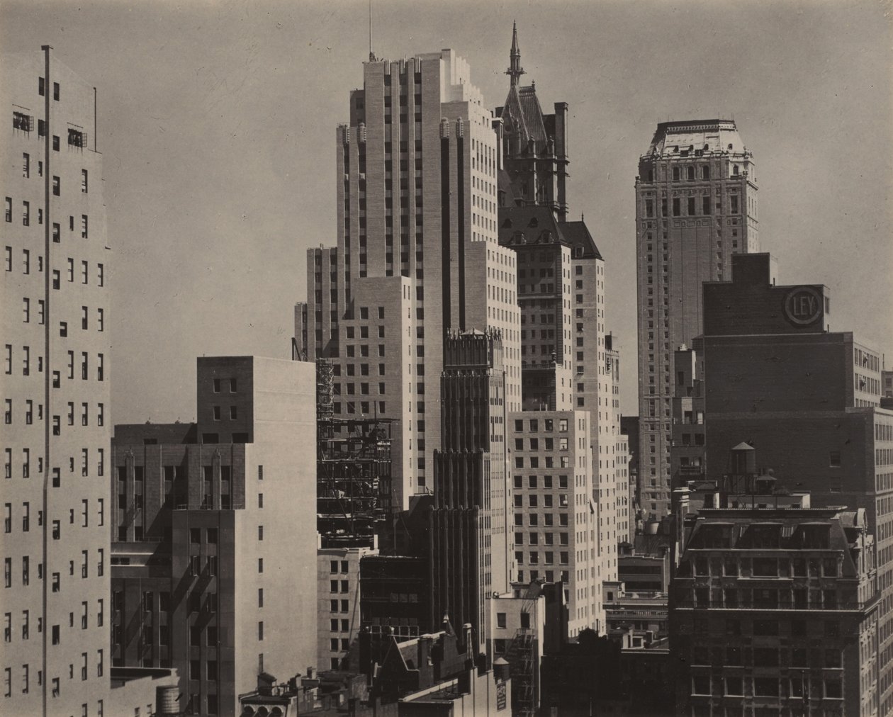 Desde mi ventana en An American Place, Norte de Alfred Stieglitz