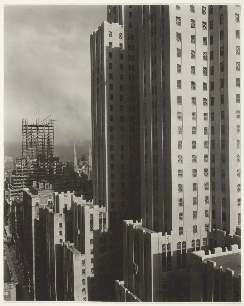 Desde mi ventana en el Shelton, Oeste, 1931 de Alfred Stieglitz