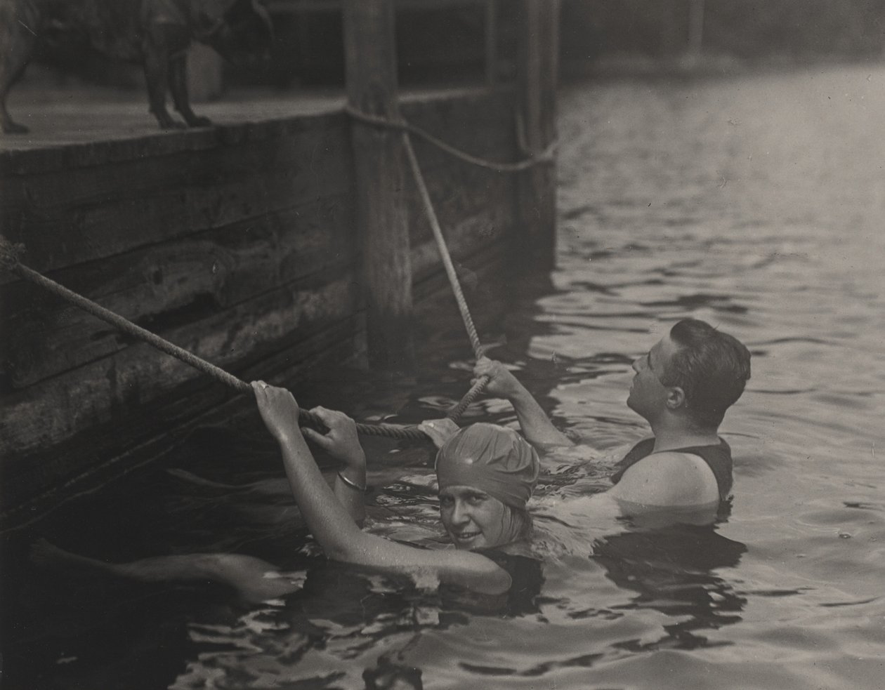 Kitty Stieglitz y Edward Stieglitz de Alfred Stieglitz