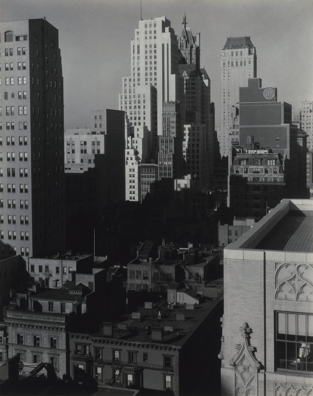 Nueva York desde An American Place de Alfred Stieglitz
