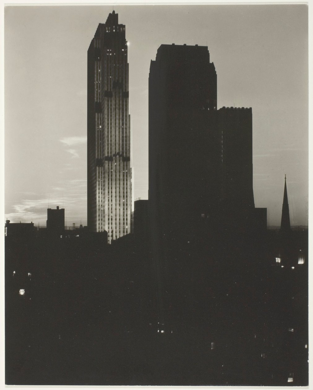 Nueva York desde el Shelton de Alfred Stieglitz