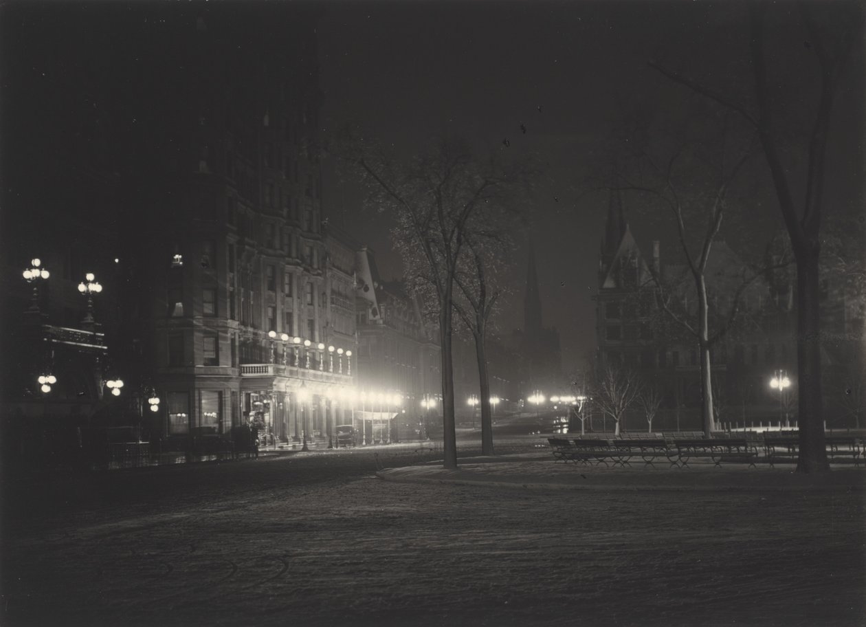 Noche, Nueva York de Alfred Stieglitz