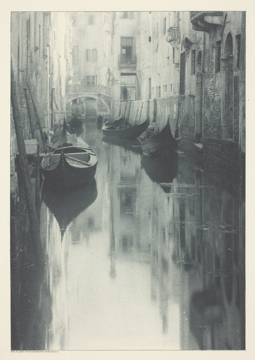 Reflejo-Venecia de Alfred Stieglitz