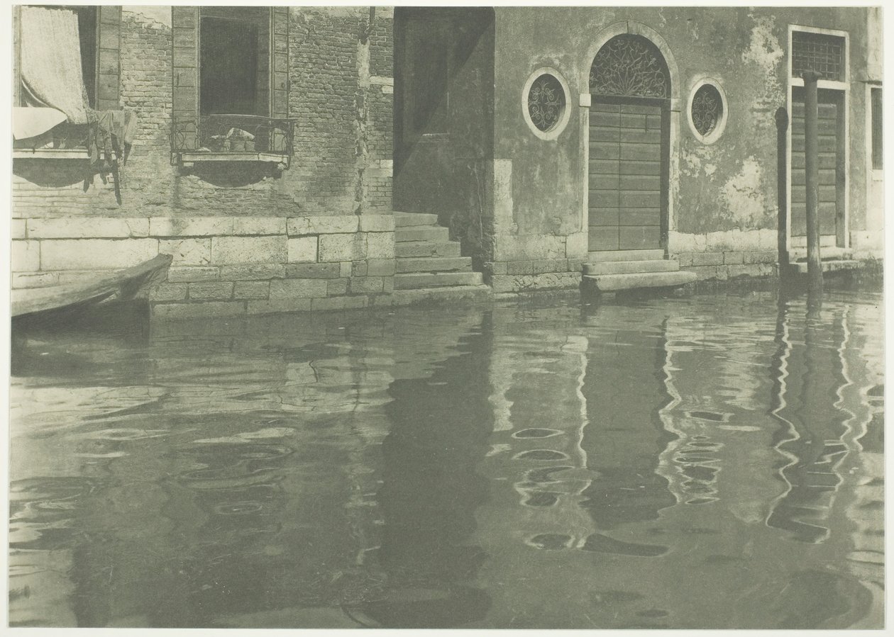 Reflejos - Venecia, 1894, impreso en 1897 de Alfred Stieglitz
