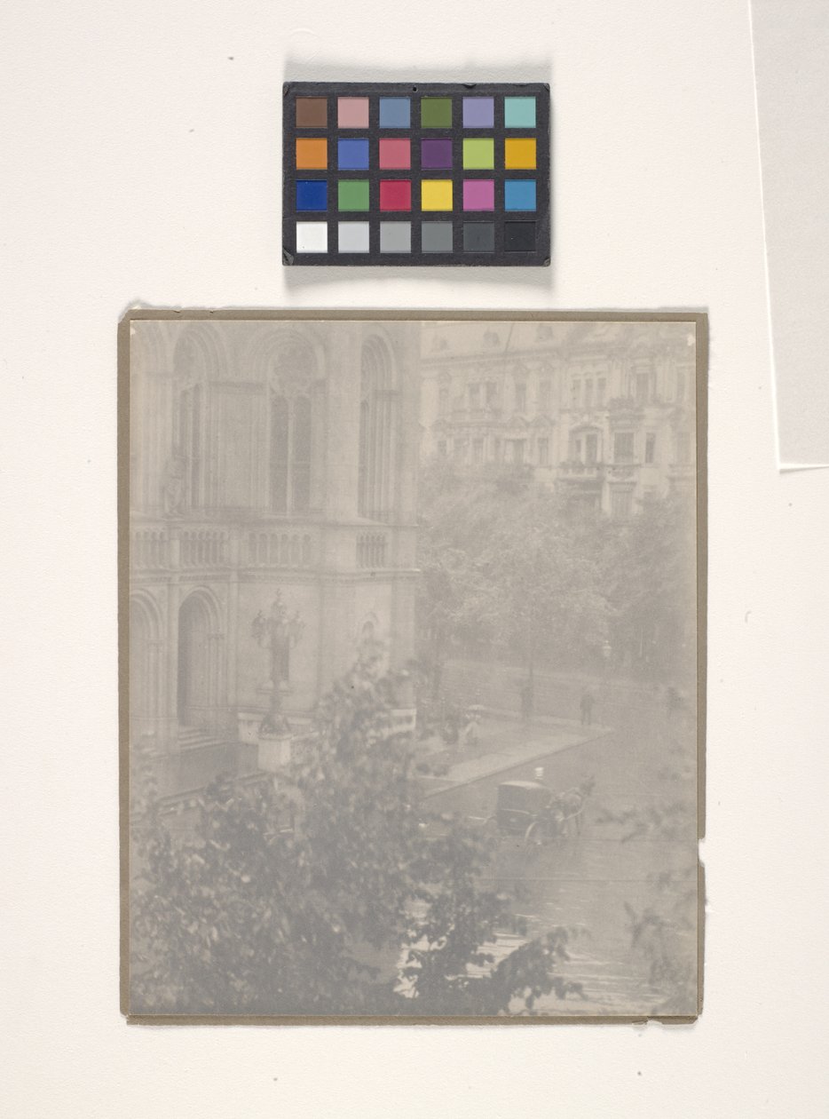 Instantánea--Desde mi ventana, Berlín (fotograbado) de Alfred Stieglitz