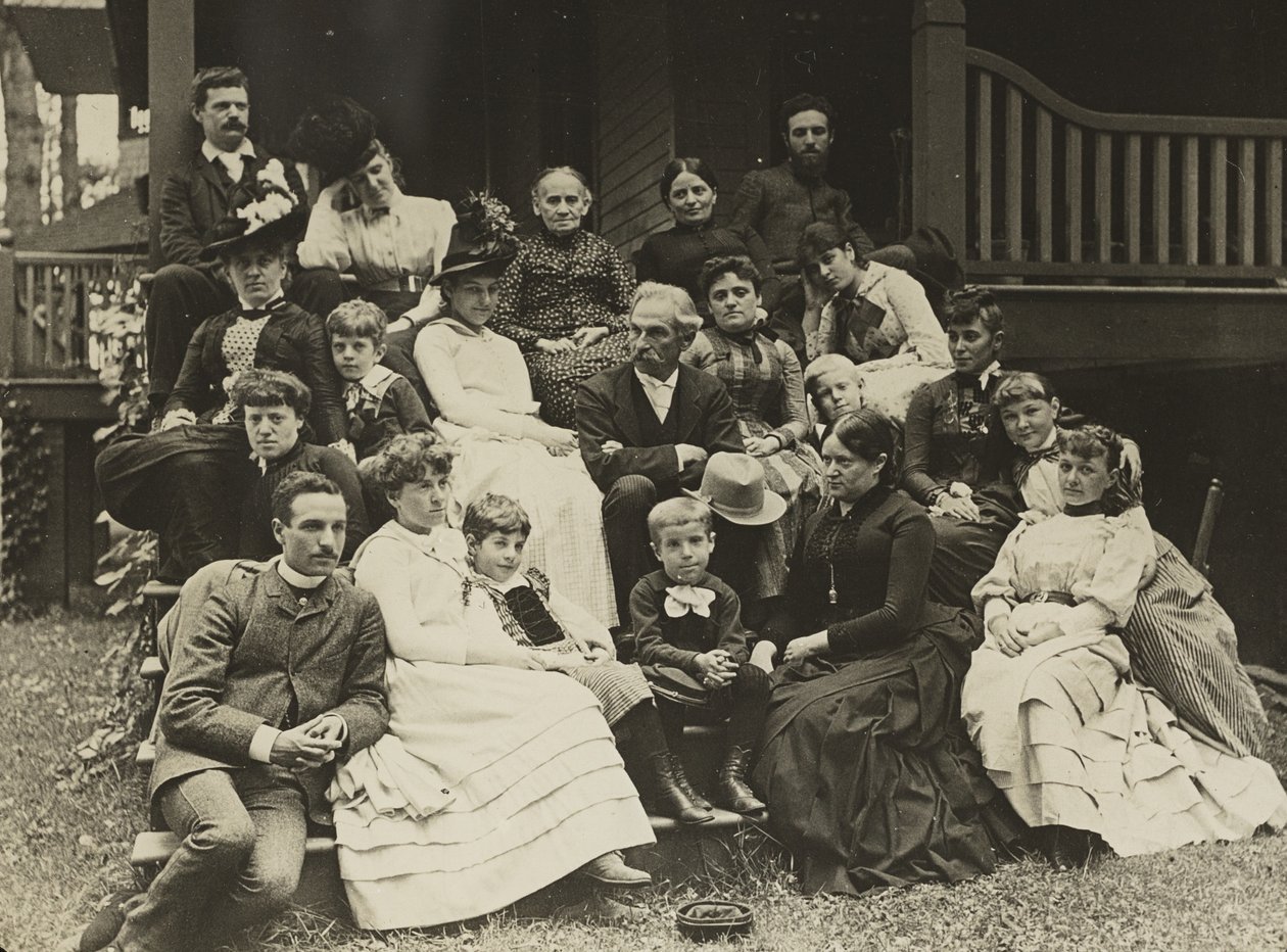 Familia Stieglitz en Oaklawn, lago George de Alfred Stieglitz