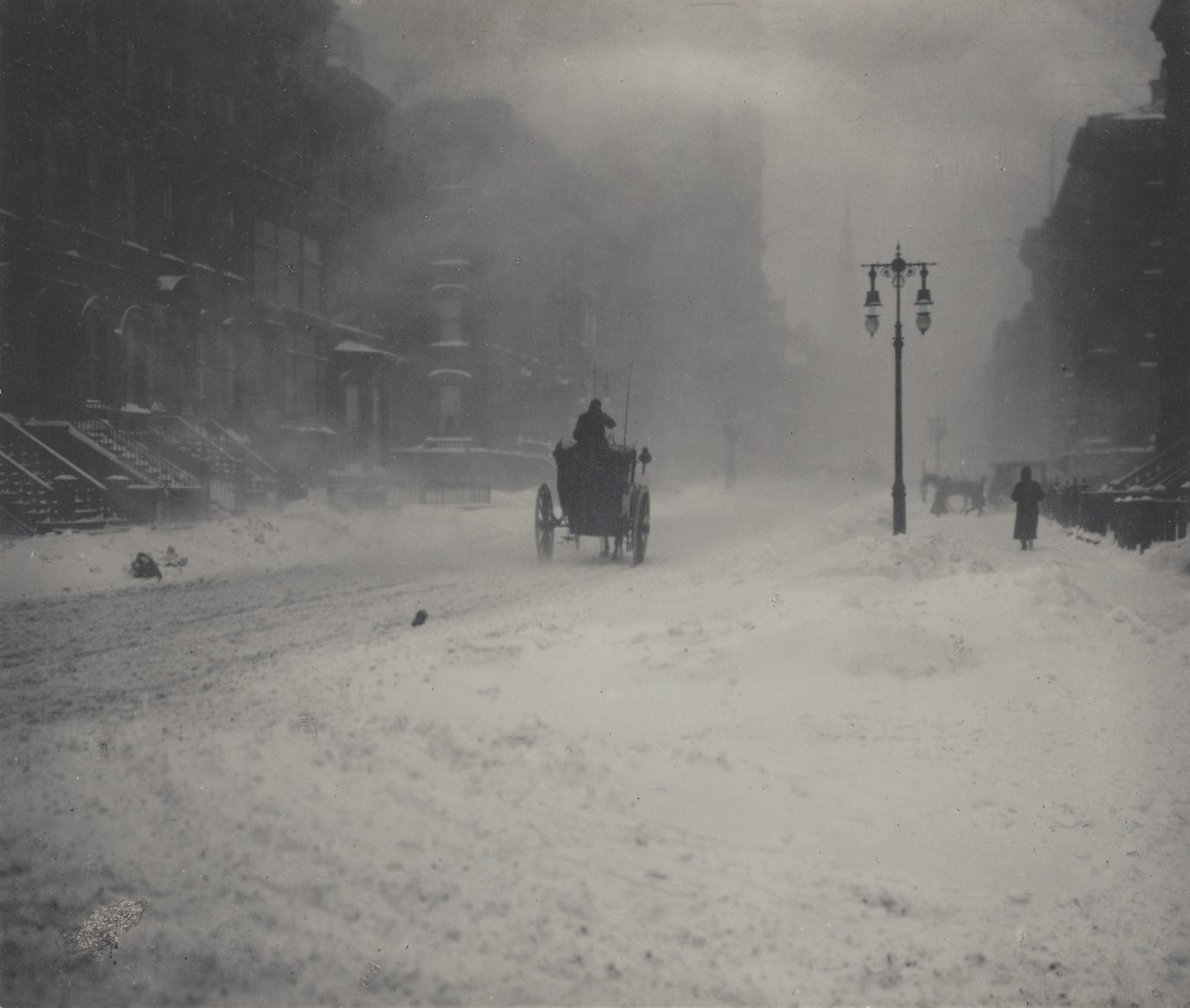 La ventisca, Nueva York de Alfred Stieglitz