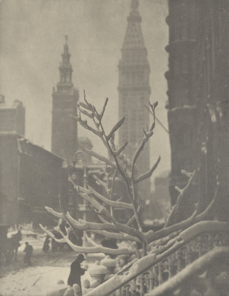 Dos torres - Nueva York de Alfred Stieglitz