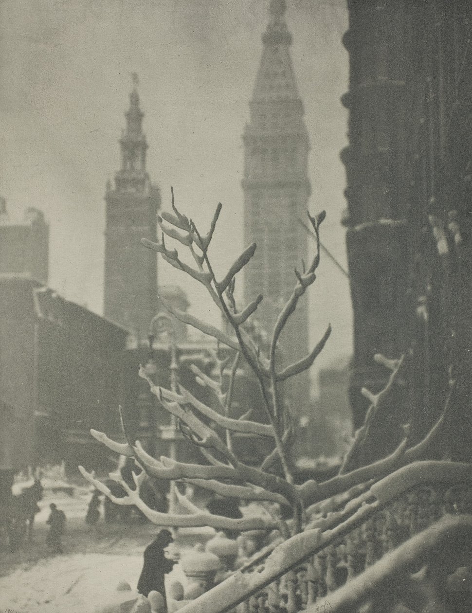Dos torres, Nueva York de Alfred Stieglitz