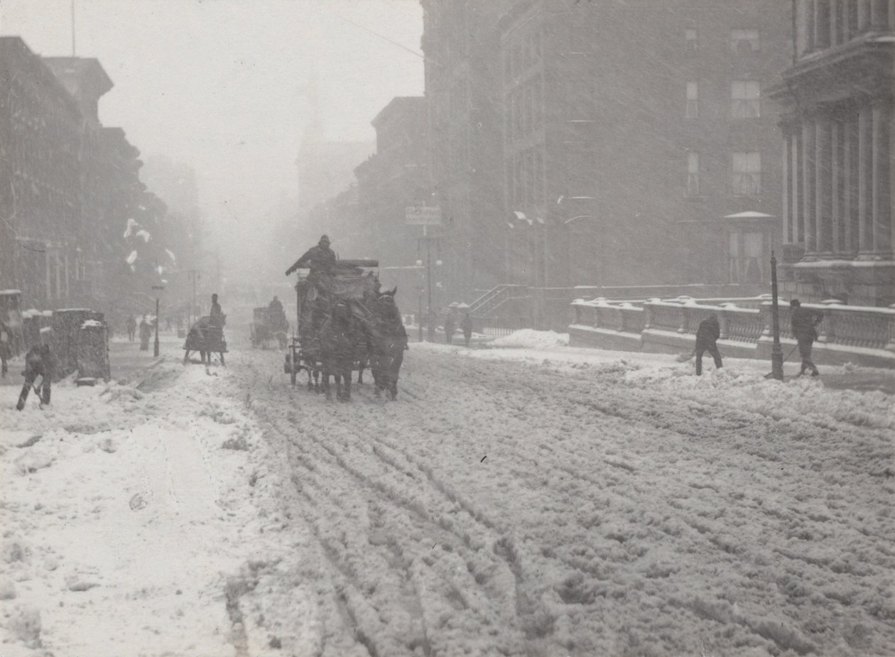 Invierno en la Quinta Avenida de Alfred Stieglitz