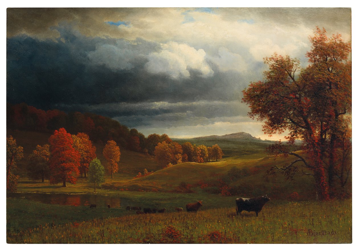 Paisaje de otoño: Las Catskills de Alfred Thompson Bricher