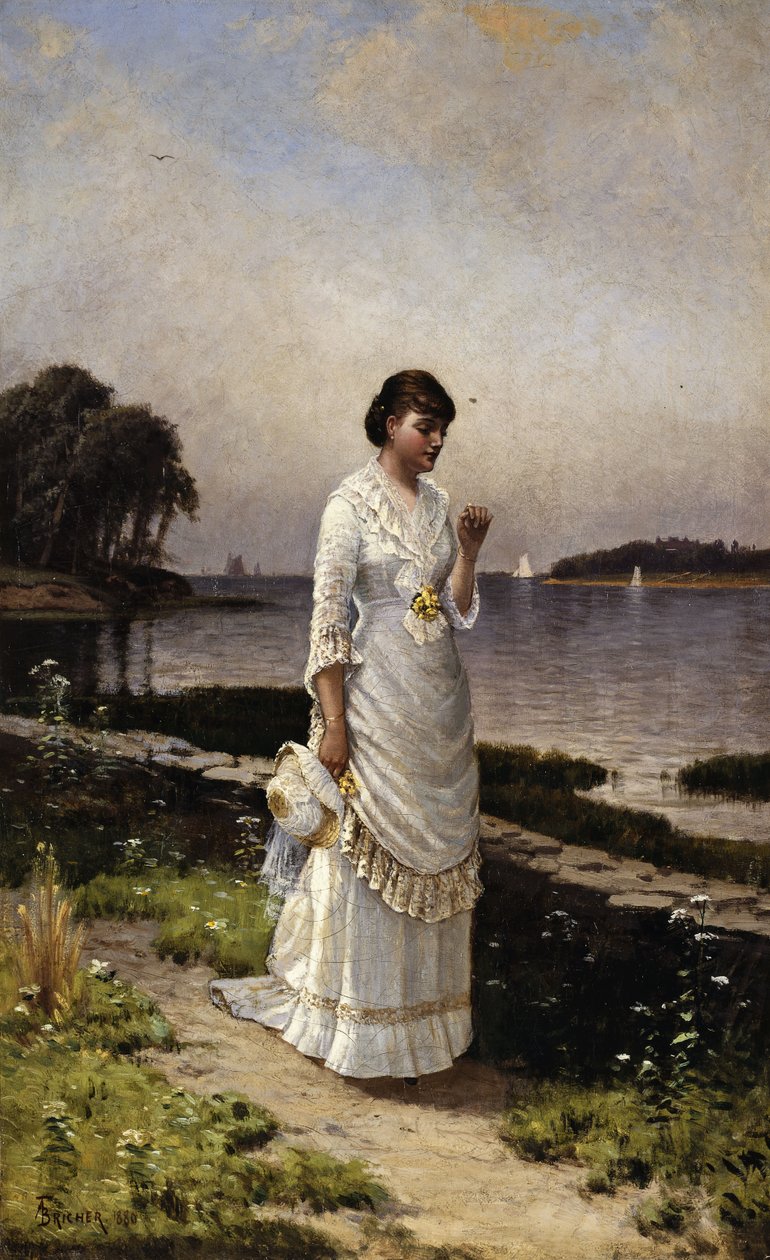 El anillo de compromiso, 1880 de Alfred Thompson Bricher