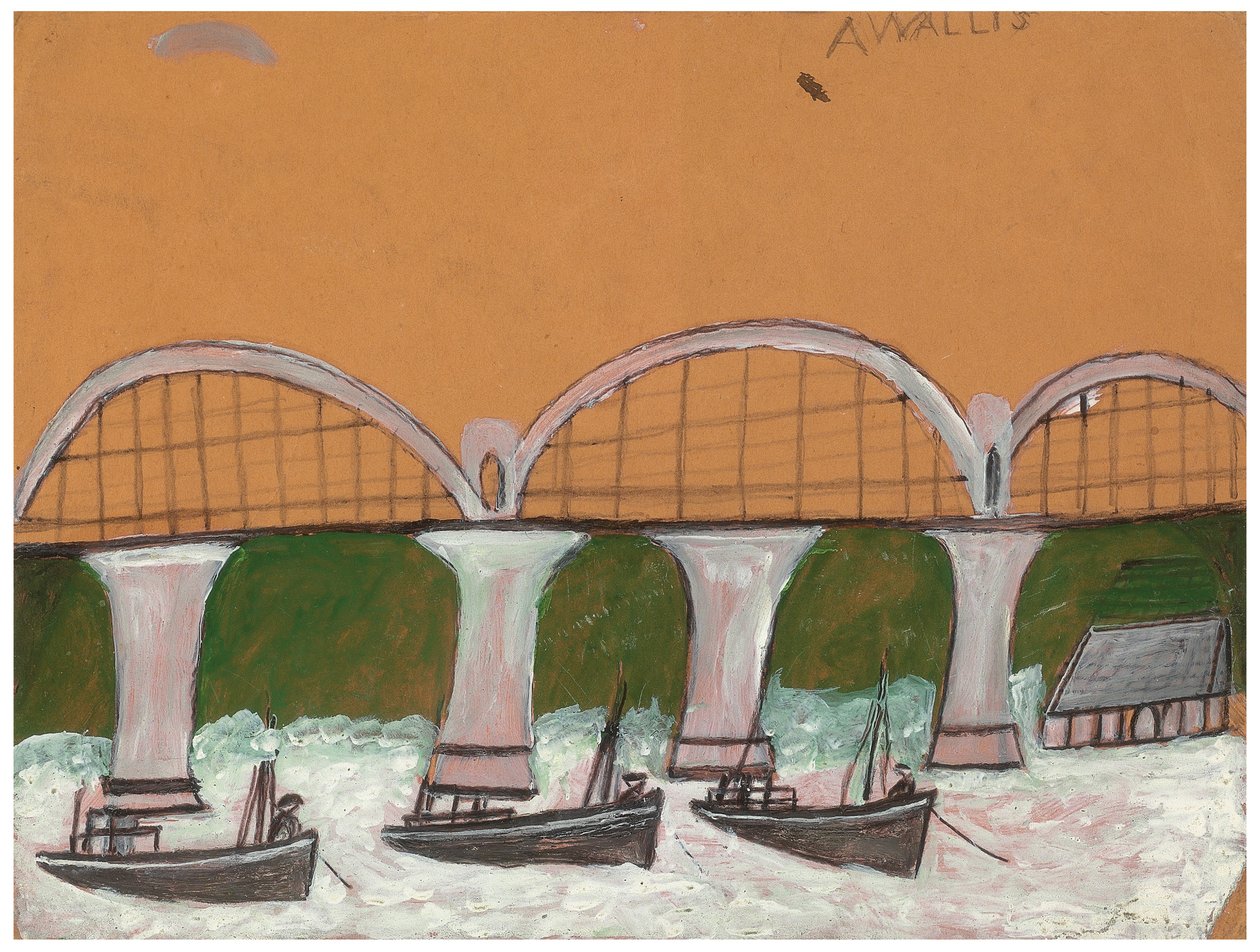 Puente de Saltash de Alfred Wallis
