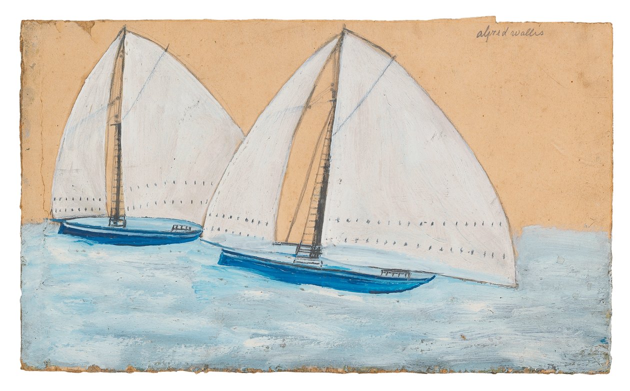 Dos barcos de vela de Alfred Wallis