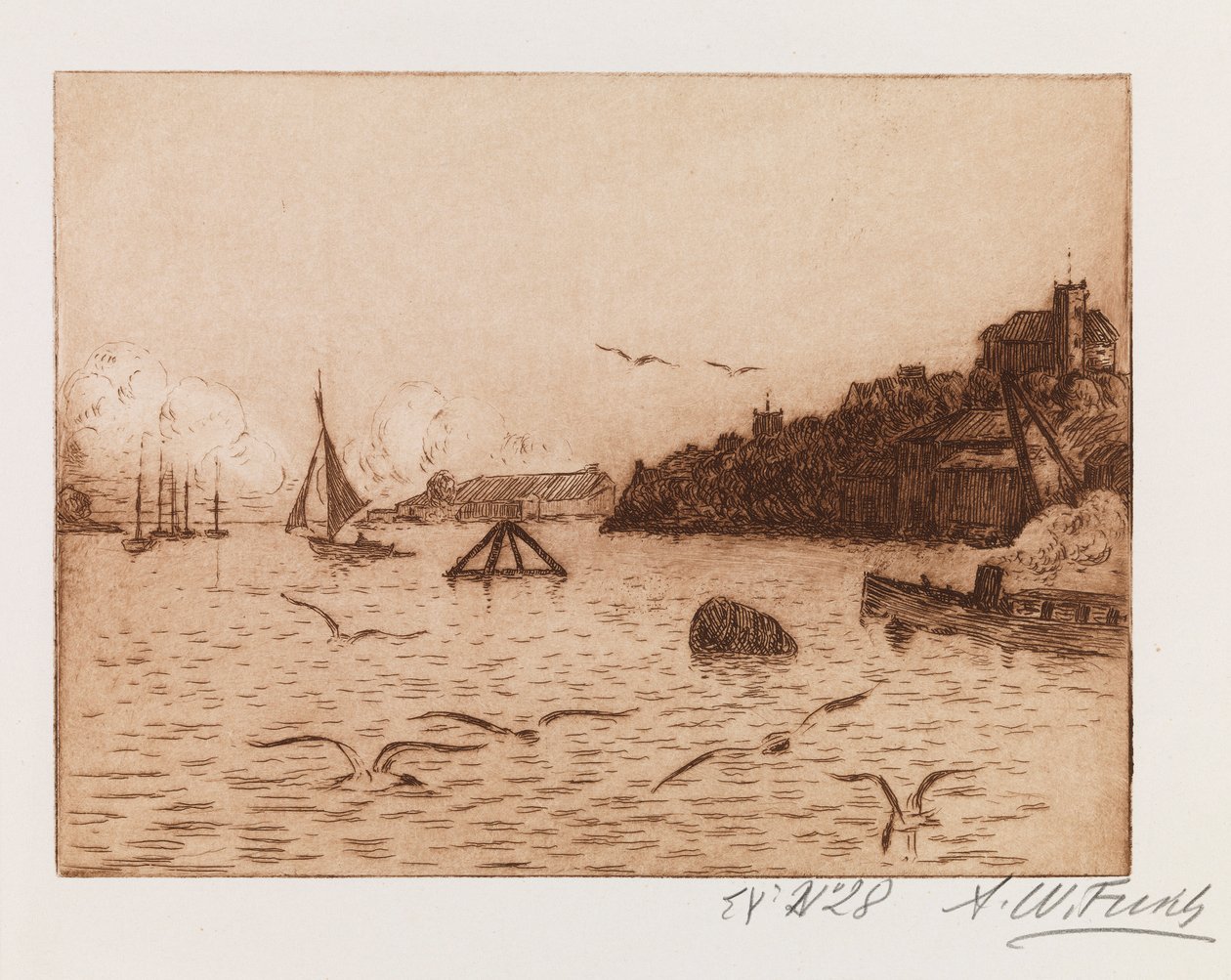 Puerto Sur de Alfred William Finch