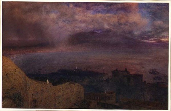 Nápoles, o Tierra de fuego humeante de Alfred William Hunt