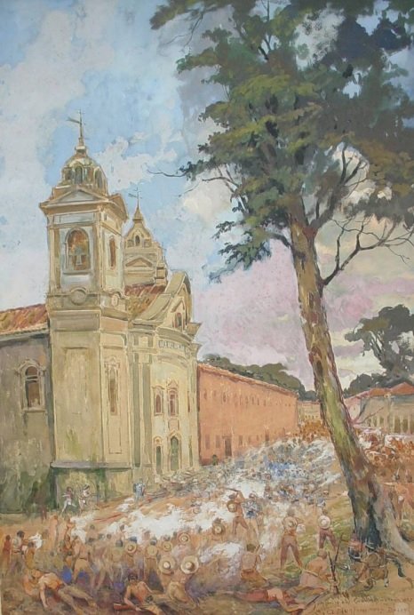 Cabanos atacando el Trem de Alfredo Norfini