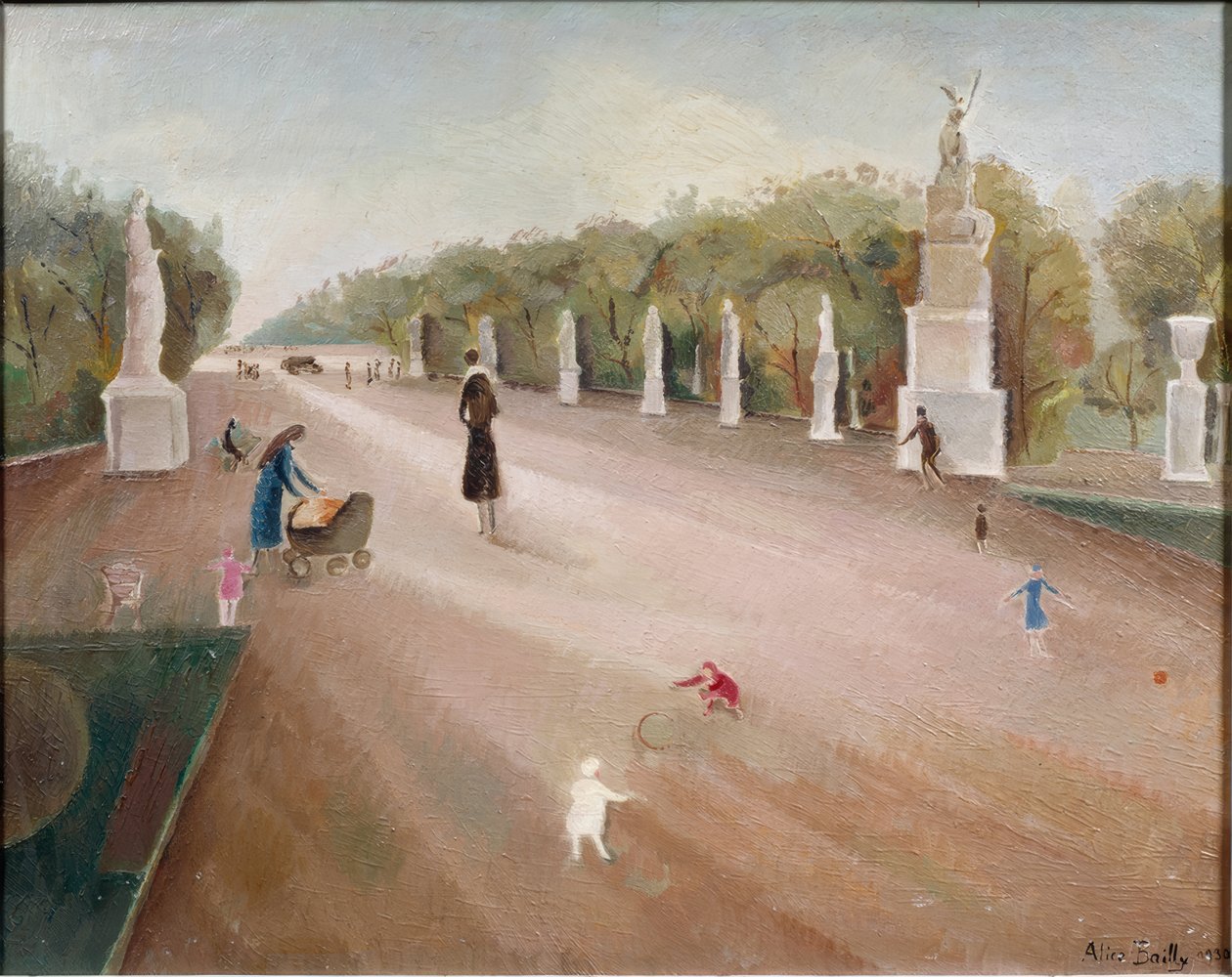 En el Jardín del Luxemburgo de Alice Bailly
