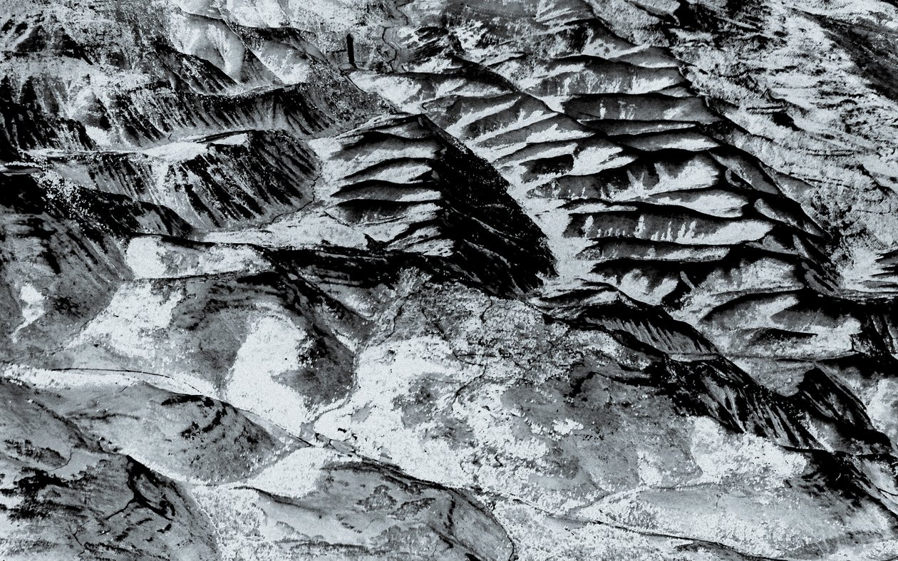 Sobre Nevada, 2018 (fotografía pintada a mano) de Alice Gur-Arie