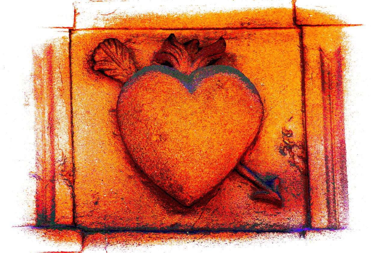 Corazón georgiano, de la serie Corazones, 2018 (fotografía) de Alice Gur Arie
