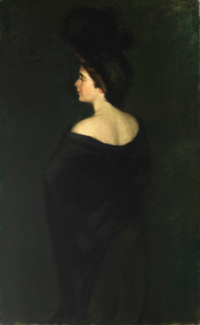 Laura en Negro de Alice Pike Barney