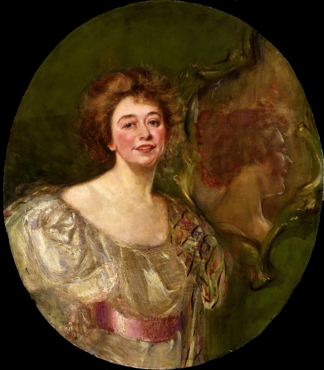 Autorretrato Reflejado en el Espejo de Alice Pike Barney