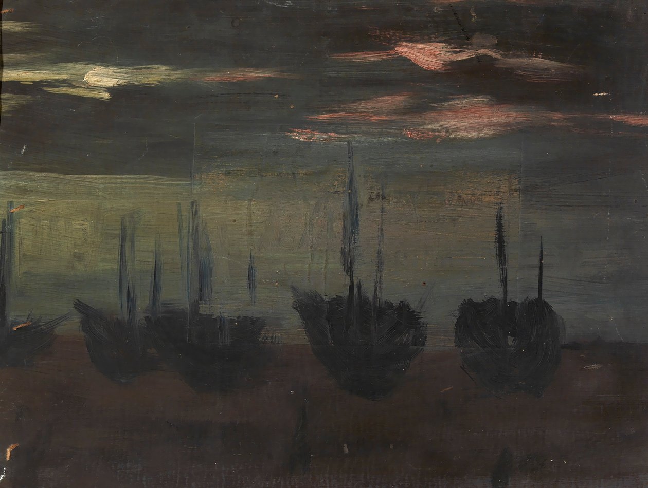 Barcos a la luz de la luna de Alice Pike Barney