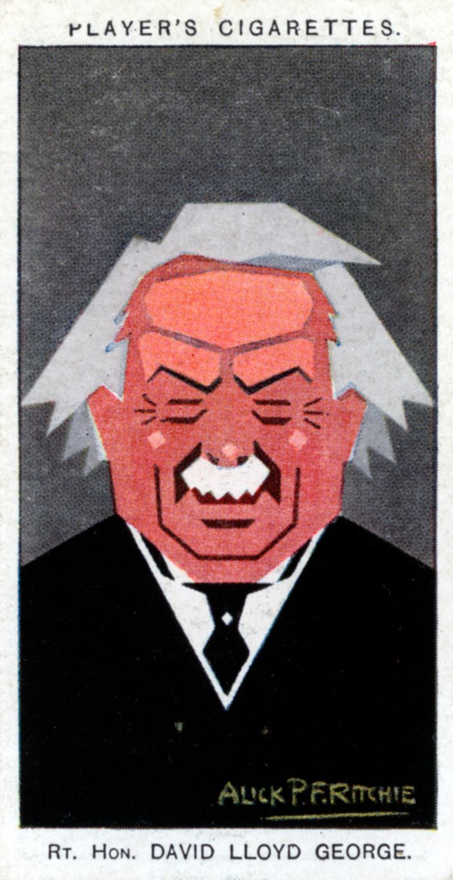 David Lloyd George, 1er Conde Lloyd-George, Primer Ministro Británico de Alick P. F. Ritchie