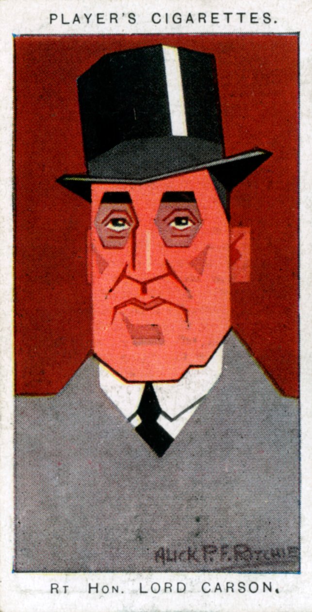 Edward Carson, primer barón Carson, líder y abogado de Ulster, 1926 de Alick P. F. Ritchie