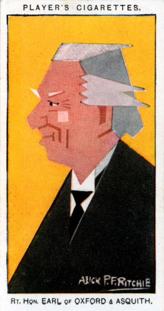 Herbert Henry Asquith, 1er Conde de Oxford y Asquith, Primer Ministro Británico, 1926 de Alick P. F. Ritchie