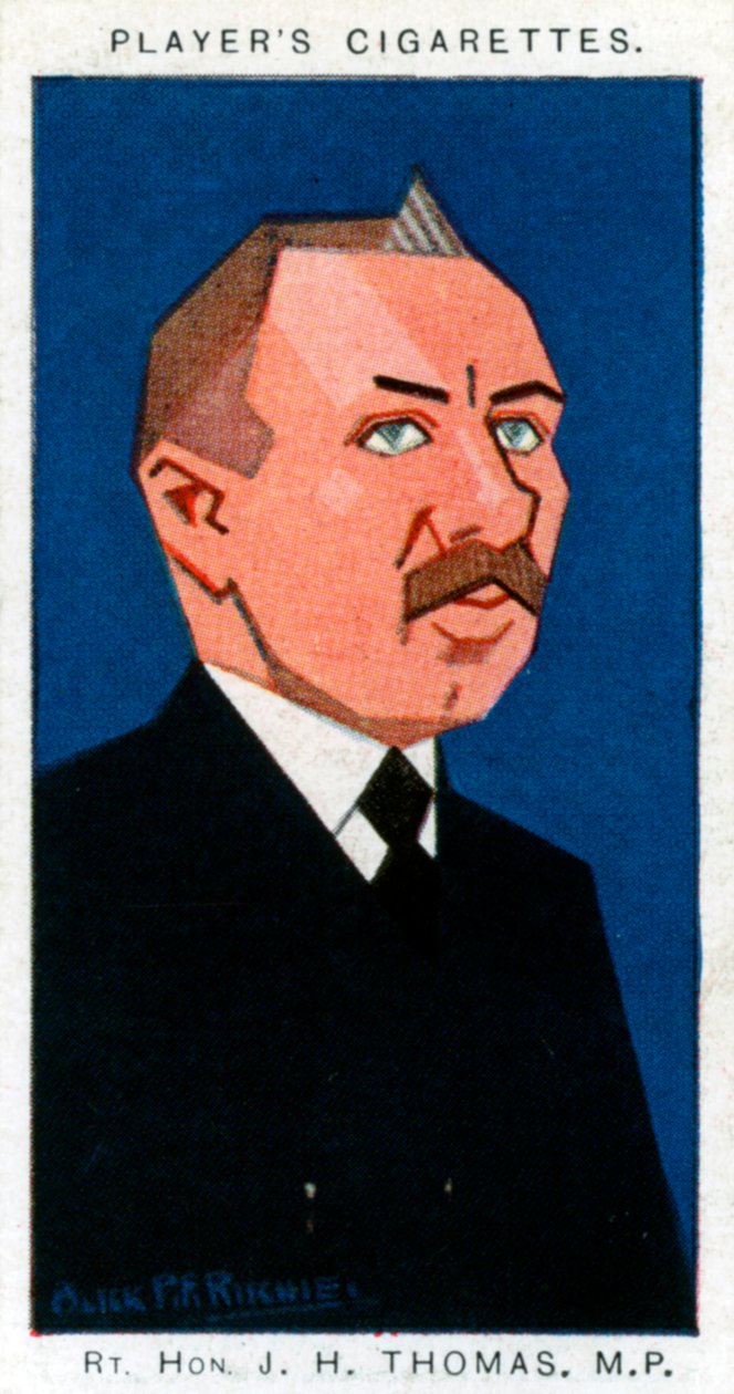 James Henry Thomas, sindicalista y político británico, 1926 de Alick P. F. Ritchie
