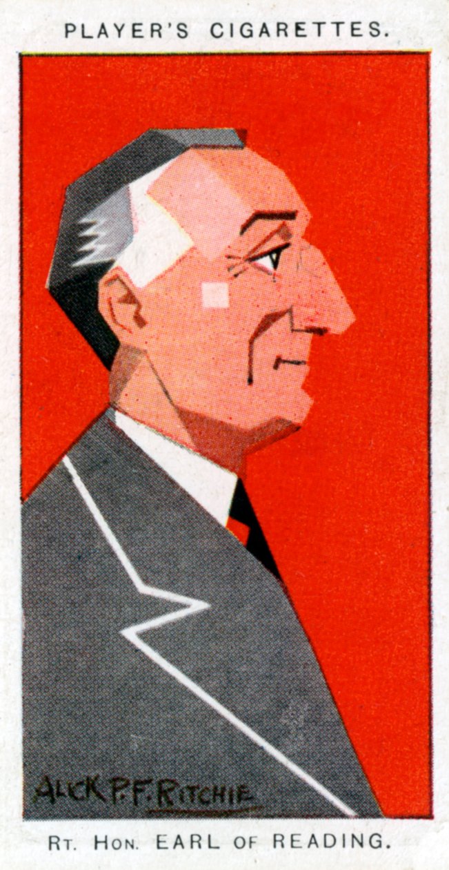 Rufus Isaacs, 1er Marqués de Reading, Lord Jefe de Justicia y diplomático, 1926 de Alick P. F. Ritchie