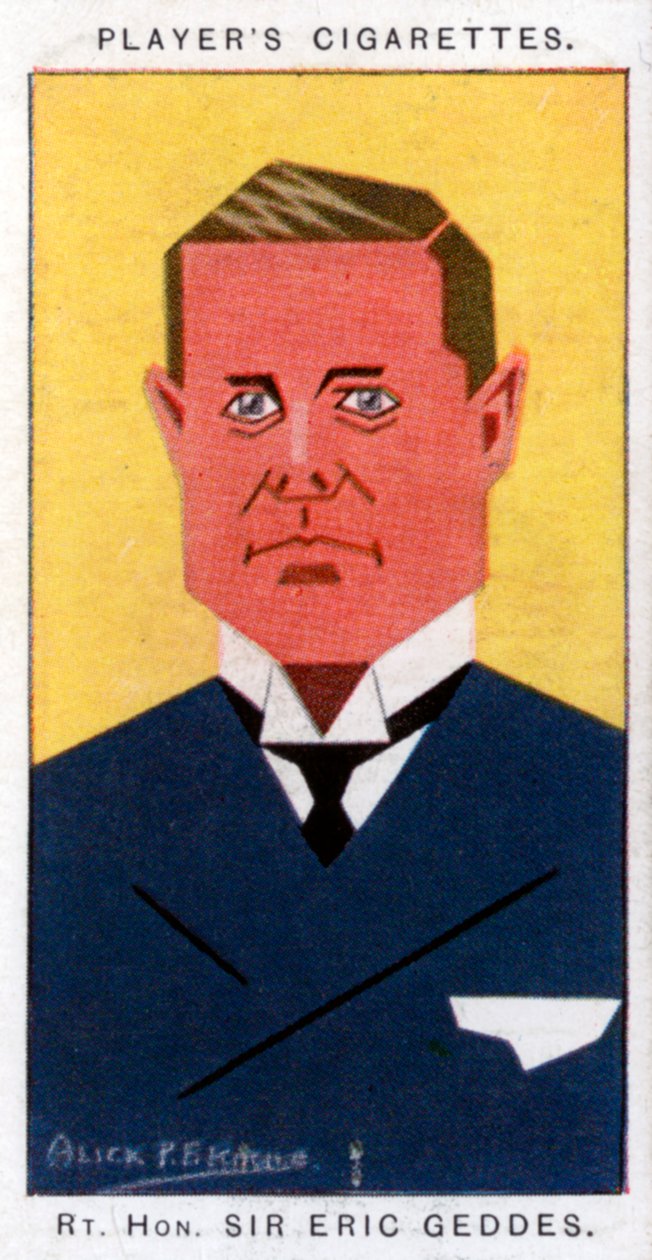 Sir Eric Campbell Geddes, político británico, 1926 de Alick P. F. Ritchie