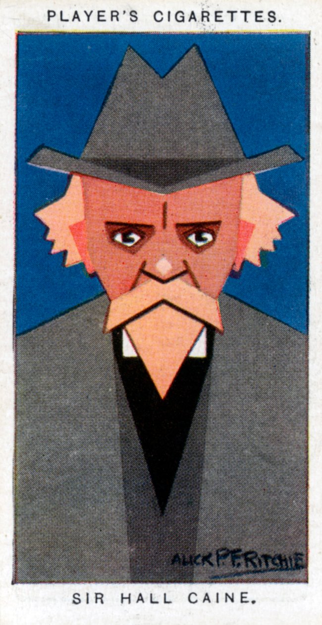 Sir Hall Caine, novelista británico de Alick P. F. Ritchie