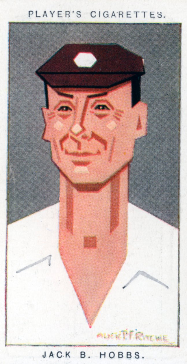 Sir Jack Hobbs, jugador de críquet británico de Alick P. F. Ritchie