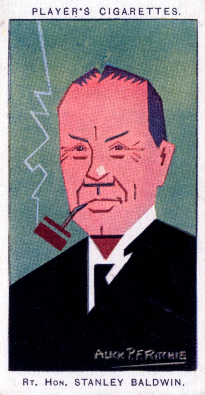Stanley Baldwin, 1er Conde Baldwin, Primer Ministro Británico, 1926 de Alick P. F. Ritchie