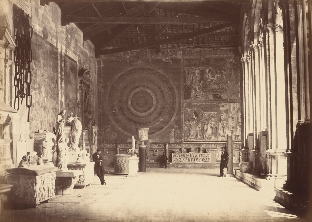 Pise: Corredor del Camposanto,c. 1870 (foto) de Alinari Family