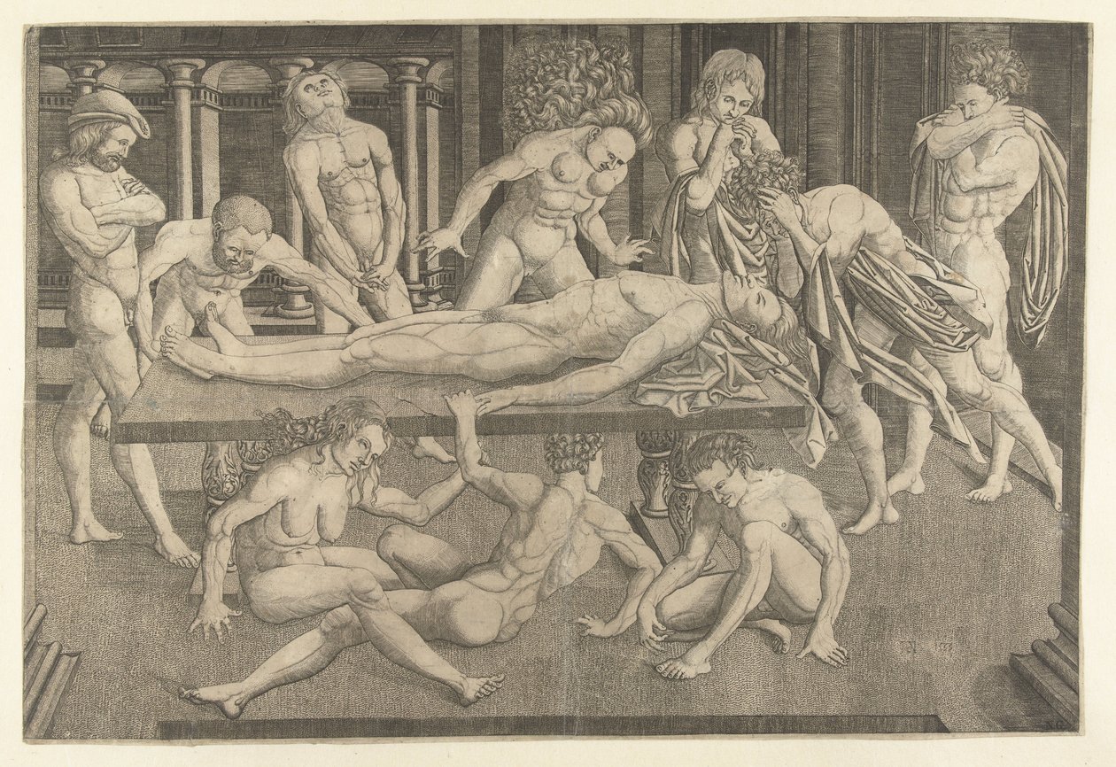 El lamento de Gattamelata de Narni de Allaert Claesz. (attributed to)