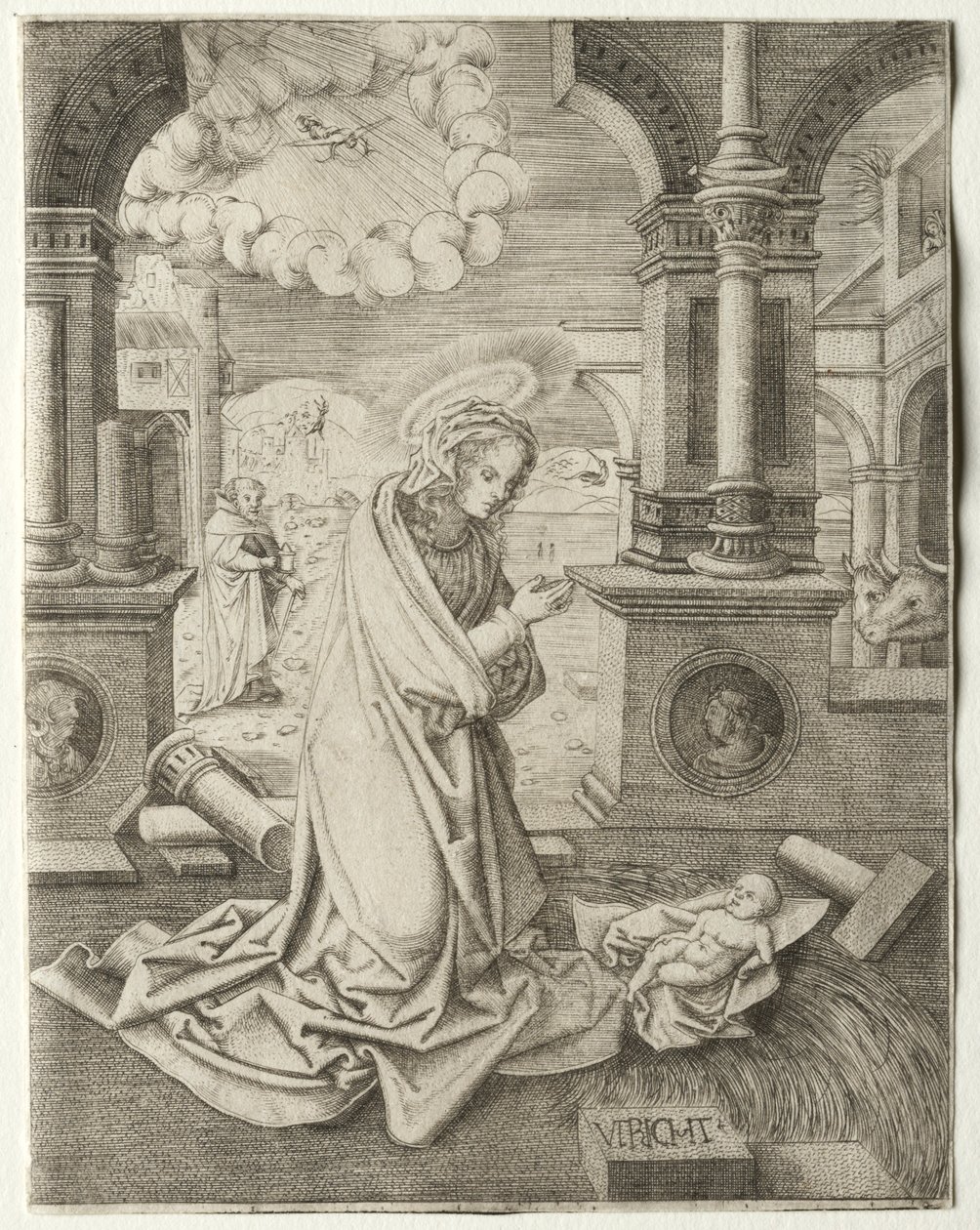La Natividad, 1520s de Allaert Claesz
