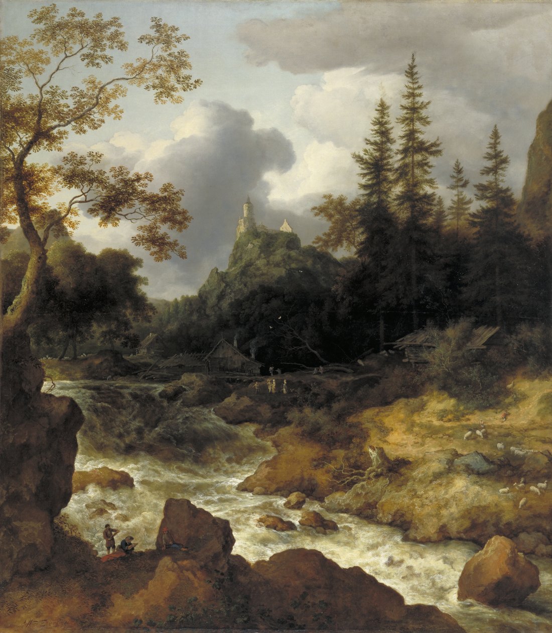 Paisaje noruego de Allaert van Everdingen