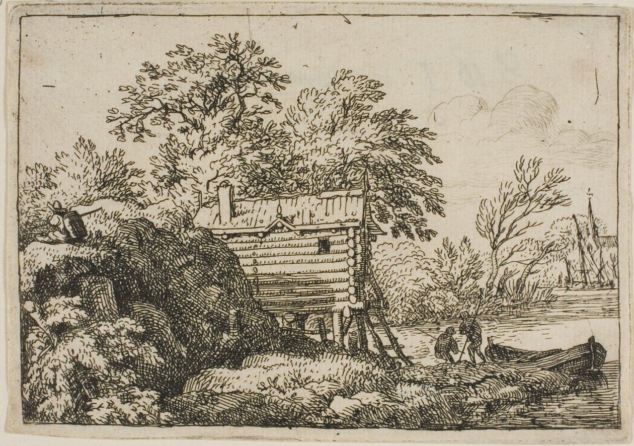 El barco del pescador de Allaert van Everdingen