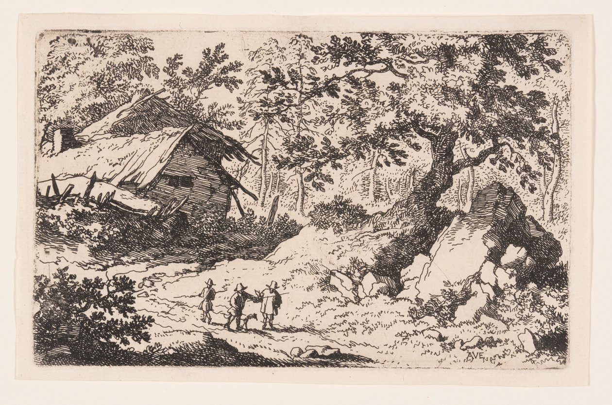 La cabaña ruinosa de Allaert van Everdingen