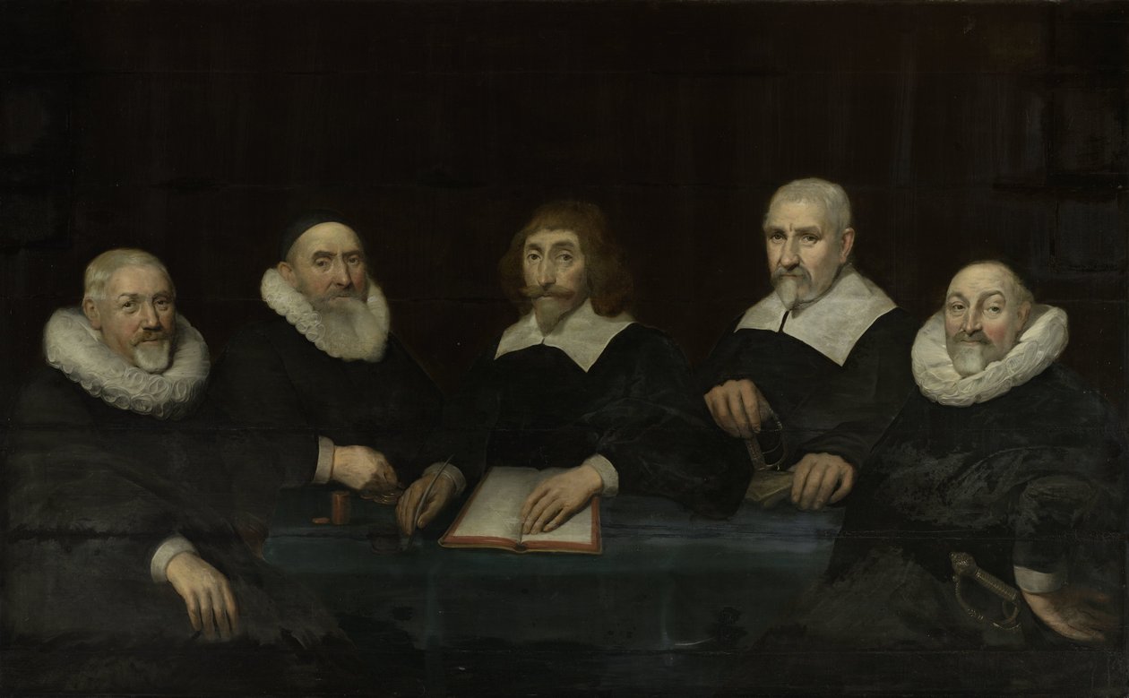 Los Regentes de la Casa de Corrección de Middelburg, 1643 de Allaert van Loeninga
